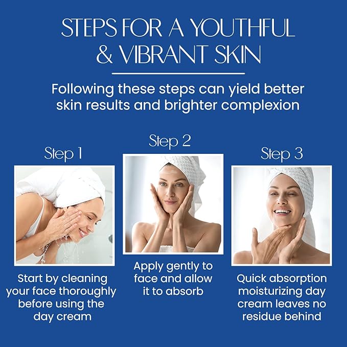 Hyaluronic Acid Daily Face Moisturizer - Anti-Aging, Skin Firming, Hydrating - Dermatologist Tested, Cruelty-Free Korean Skin Care for All Skin Types - 1.69 fl. oz (2 Pack)