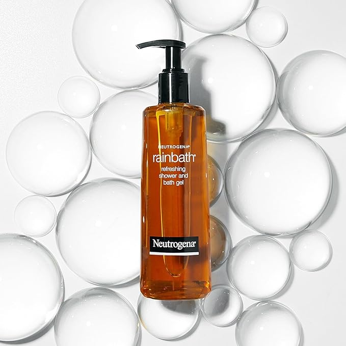 Neutrogena Rainbath Refreshing and Cleansing Shower and Bath Gel, Moisturizing Body Wash and Shaving Gel with Clean Rinsing Lather, Original Scent, 8.5 fl. oz (Pack of 2)