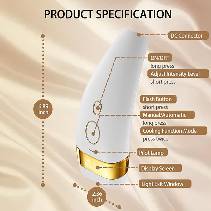 Hair Removal Device, 5 Levels