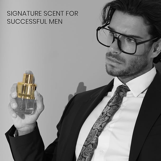 Sapil Dapper Eau de Parfum for Men – Long Lasting Woody Spicy Perfume | Amber, Leather & Cinnamon Notes | Fresh Masculine Fragrance | 3.4 oz / 100ml