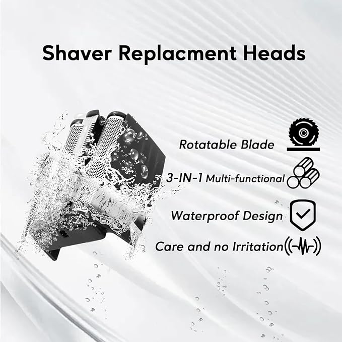 Replacement Shaver Foil Compatible with Remington Electric Shaver TITANIUM-X Flex & Pivot Foil and Cutter for F5800 & F7800, Replacement Heads Fit for Remington F4900, F5800 and F7800 (1 Pcs)
