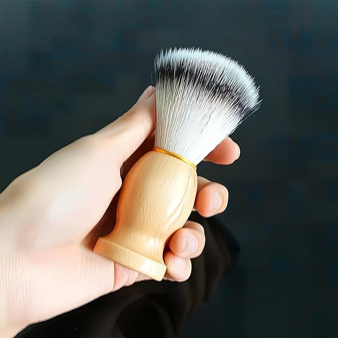 Premium Badger Hair Shaving Brush for Men with Ergonomic Wood Handle - Ultra Soft Lather for Safety Razor & Wet Shaving - Best Gift for Men (Husband, Dad, Boyfriend) - Luxury Barber Grade