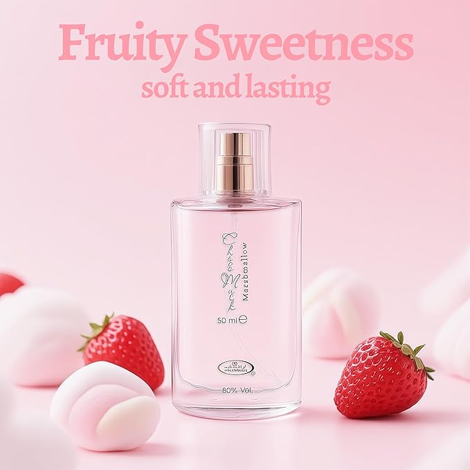 Marshmallow Women’s Cologne - Fresh & Fruity with Eau De Toilette a Hint of Sophistication,Long-Lasting Scent Perfume for Women Elegant Bottle 3.4 Fl Oz Fragrance for Refined Occasions