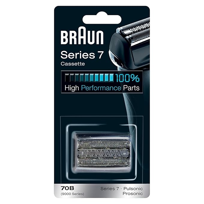 Braun 70B Replacement Foil and Cutter Cassette - Compatible with Older Series 7 Shavers - Made In Germany