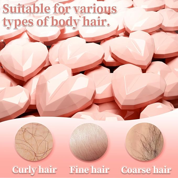 Chulan Waxing Beads, 400g Hypoallergenic No Rosin Spa Hard Wax Beads for Sensitive Skin Hair Removal, Wax Beans for Coarse, Brazilian Waxing, Facial, Bikini, Legs, Armpits Women Men Home Pink
