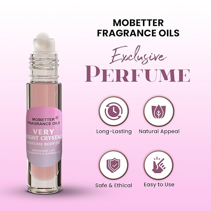 MOBETTER FRAGRANCE OILS Very Bright Crystals Perfume Women Fragrance Body Oil
