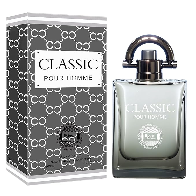Hybrid & Company Classic Pour Homme For Men Eau De Parfum Vaporisateur Natural Spray 3.4 Fl Oz