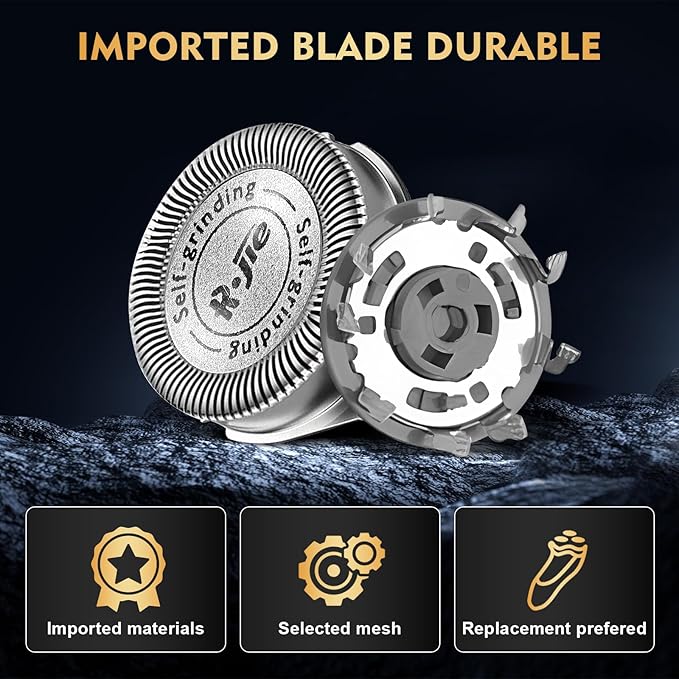 SH30 Replacement Heads for Philips Norelco Shaver Series 3000, 2000, 1000 and S1560 with Durable Sharp Blade, Razor Blades for Philips Norelco Shaver 3800, 3600, 2400, etc.