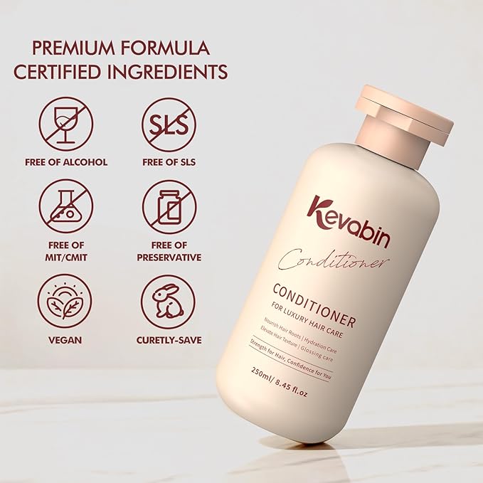 Conditioner for Hair Care - Hair Conditioner for Women & Men for Dry Damaged Repair, Smooths & Softens for Hydrating Moisturizing with Tremella Ganoderma Lucidum Extract for All Hair-Types