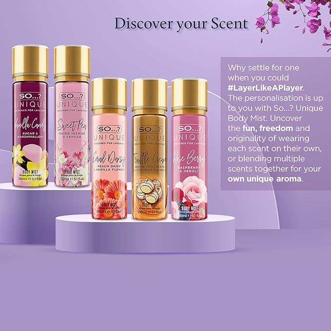 Unique Body Mist - Coral Daisy by So…? for Women - 5.1 oz Body Mist - Pack of 2