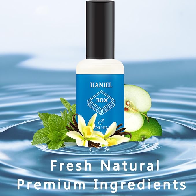 Haniel Pheromone Cologne for Men - Luxury Long-Lasting Mens Pheromone Perfume Spray, Premium Cologne for Confidence & Attraction, Gift for Him, Perfume con Feromonas para Atraer Mujeres