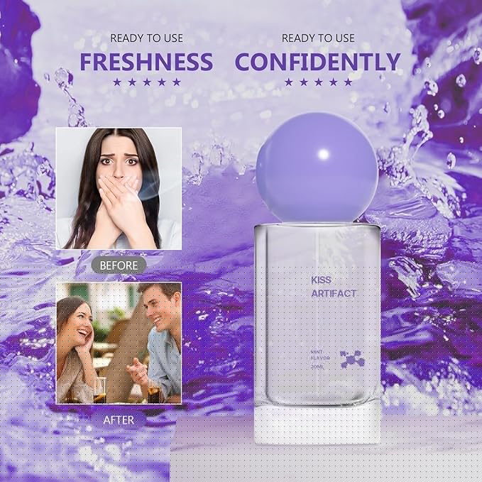 2pcs Probiotic Oral Spray for Long-Lasting Freshness, Alcohol-Free Oral Spray with Probiotics for Breath Care, Dual Cooling Probiotic Breath Spray, Convenient Travel-Sized Breath Spray (20ml/0.68floz)