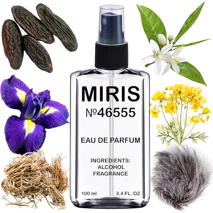 MIRIS No. 46555, Inspired by No. 19 Poudre, Long-Lasting Eau de Parfum for Women, Spray 3.4 Fl Oz / 100 ml