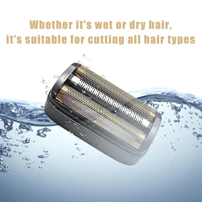 For Andis Foil Shaver Replacement Head for Model 17300 reSURGE Electric Shaver Replacemen Blades (Black/1Pack)