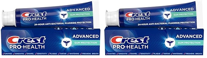 Crest Pro-Health Advanced Toothpaste | Gum Protection | 5.1 oz | Pack of 2
