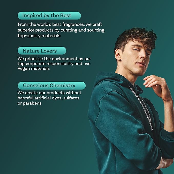 UNTAMED | Men's Fragrance | Perfume for Men | Aquatic top note | 100 ml pack | 3.4 Fl. Oz. | Fresh, Aromatic, and Fougere fragrance | Gift for Men | Eau de Parfum EDP