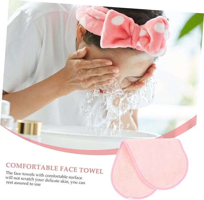 GALPADA 20pcs Coral Face for Makeup Removal Washable and Portable Facial Cloths for Travel and Camping Soft Skin-Friendly Face Towels