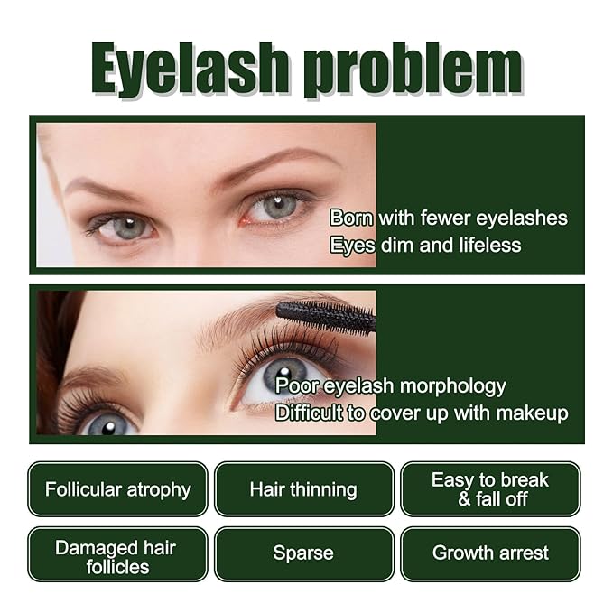 10ml Grass Cilia Nourishing Liquid for Eyelash & Eyebrow Growth – Natural Hair Serum to Thicken Lashes, Brows, Beard & Hairline