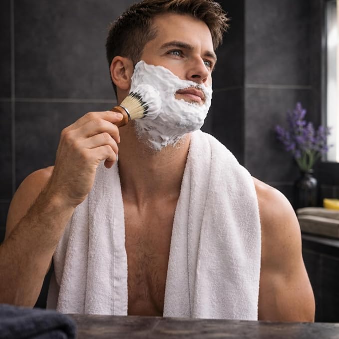 G.B.S Men's Lavender and Citrus Shaving Soap, Pack of 3
