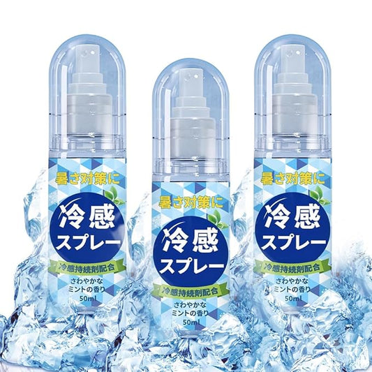 Cool Spray, Cooling Body Spray for Summer Down Instant Cooling Relief for Outdoor Sports Travel Non-Sticky Mist for Men and Women (3)