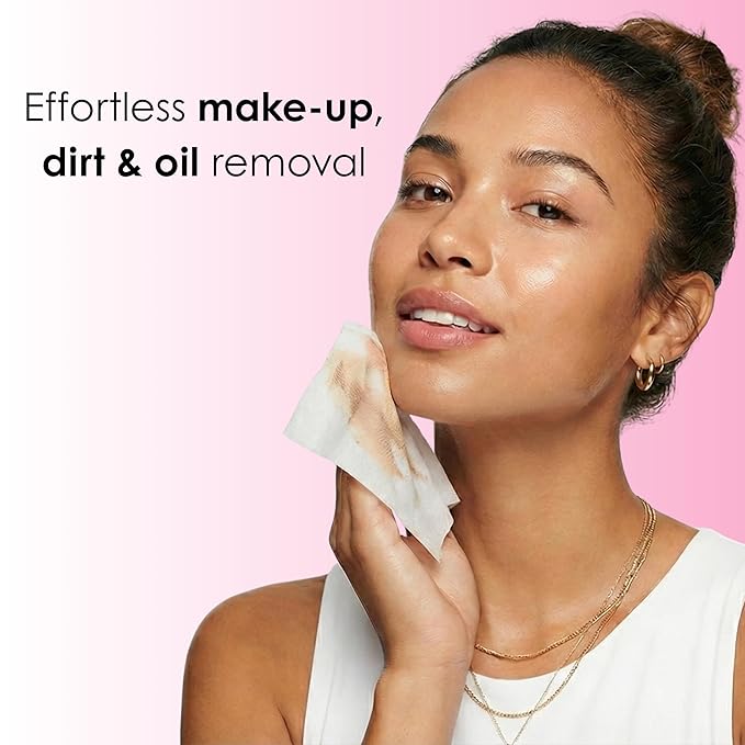 Global Beauty Care Collagen Makeup Remover Wipes - Gentle Daily Facial Cleansing Wipes for Sensitive Skin, Hydrating, Firming & Renewing For Smooth Radiant Skin, Travel-Friendly, 60 Count (1-Pack)