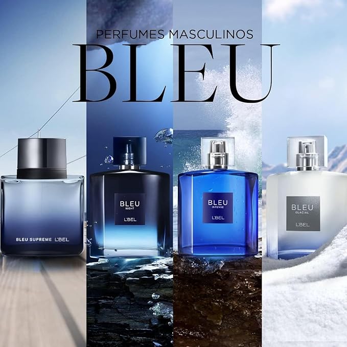 L'Bel - Bleu Glacial Men's Perfume Long Lasting 100 ml
