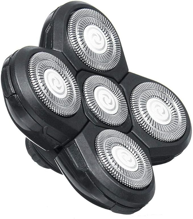 5 Head Shaver Replacement, Shaver Replacement Heads, Easy Install Electric Razor Replacement, Beard Cutter Replacement Blade