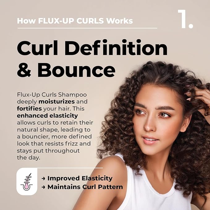 Curly Hair Shampoo – Hydrating Shampoo for Curly & Wavy Hair for Women & Men – Sulfate-Free Frizz Control & Moisture for Defined, Stronger, Softer Curls – 17 fl oz