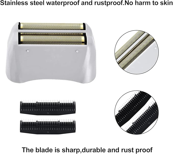 Shaver Replacement Foil Compatible with Andis 17155 17150 17160 Pro Shaver Replacement Foil and Cutters