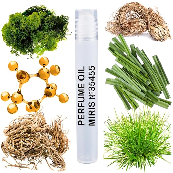 MIRIS No. 35455, Inspired by Molecu 03, Long-Lasting Unisex Perfume Oil for Women & Men Roll-On, Rollerball 0.34 Fl Oz / 10 ml