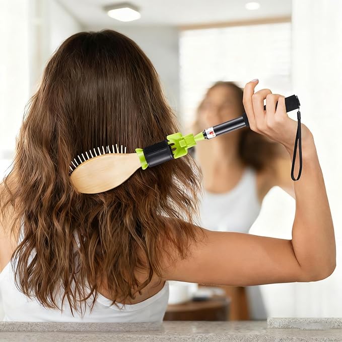 Back Shaver Extension Handle，Razor Extension Handle for Men,Long Handled Razor for Legs and Body,Adjustable Angle Back Trimmer with Telescopic 13-25 Inch Handle, Ideal for Elderly and Self-Care