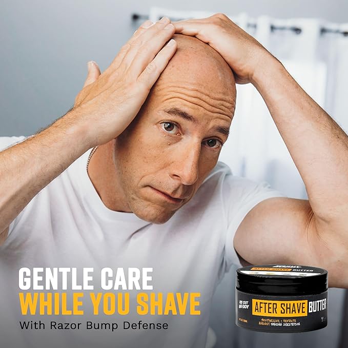 The Cut Buddy After Shave Butter for Men & Women, Moisturizer with Shaving Razor Bump Defense, Witch Hazel, Shea Butter, Ginger & Willow Bark, 8 Fl Oz