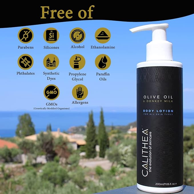 Calithea Donkey Milk Lotion with Olive Oil For All Skin Types