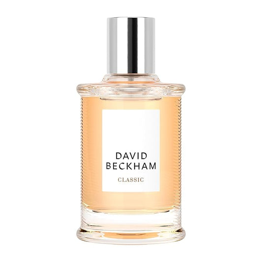 David Beckham Classic Eau de Toilette 1.6 fl oz (Pack of 1), Notes of Lime, Mint, and Amber, Men's Fragrance, Long Lasting, Everyday Fragrance, Travel Size