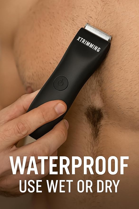 geegvv Body Hair Trimmer for Men, Body Shavers for Men, Mens Body Shaver, Mens Body Trimmer, Body and Balls Shaver, Personal Groomer for Men, Mens Shavers for Private Area