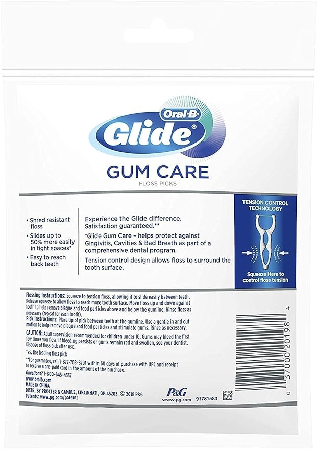 Glide Pro-Health Advanced Floss Picks 30 Ea (Pack of 3)