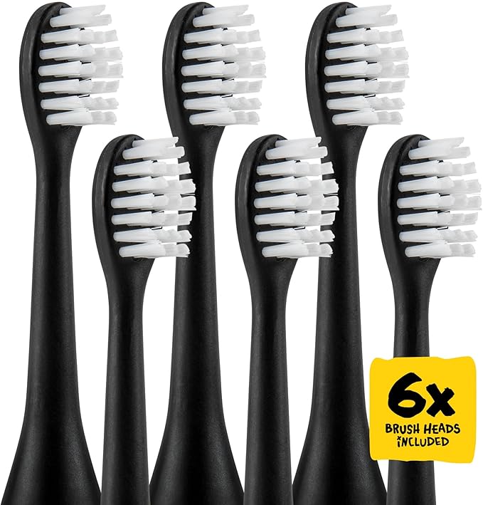Made by Dentists Sonic X Electric Toothbrush – Rechargeable Kids Sonic Toothbrush, 8X Plaque Removal, 2 Speed Modes, 2-Minute Time, 6 Brush Heads Included, Tweens Ages 7+, Today was A Good Day Edition