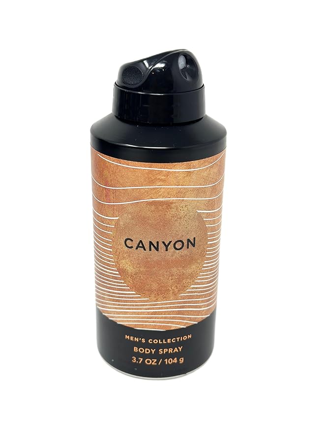 Bath and Body Body Spray for mens (3.7 oz / 104 g, Canyon)