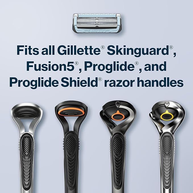 Gillette SkinGuard Men's Razor Blades, 8 Blade Refills