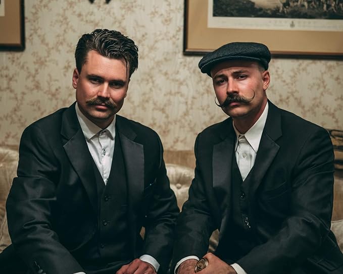 THE VINTAGE GROOMING CO. Extra Strong Hold Mustache Wax Set