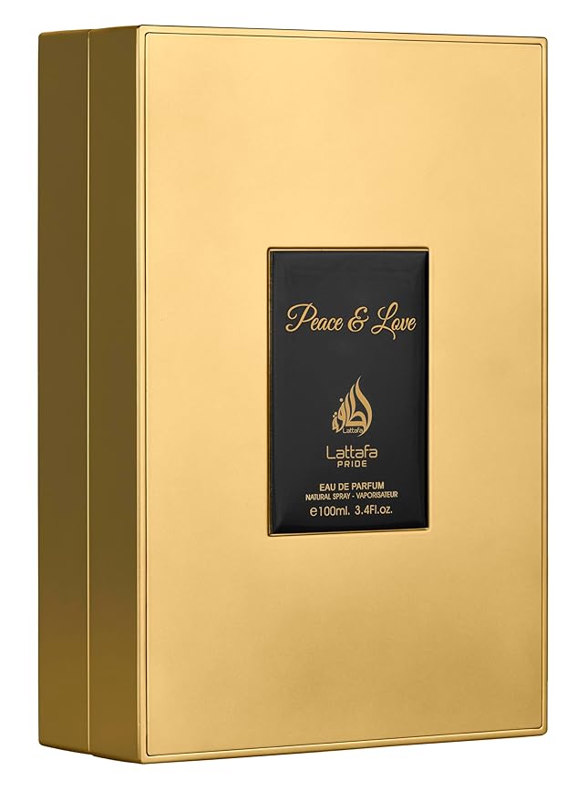 Lattafa Pride Peace & Love for Unisex Eau de Parfum Spray, 3.4 Ounce / 100 ml