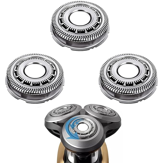 SH60/72 Replacement Head Compatible with Philips S6000 Razors, SH60 Replacement Blades Compatible with Norelco Series 6000 Shaver, SH60 Shaving Head Replacement for S6880/81, S6810/82, S6850/85