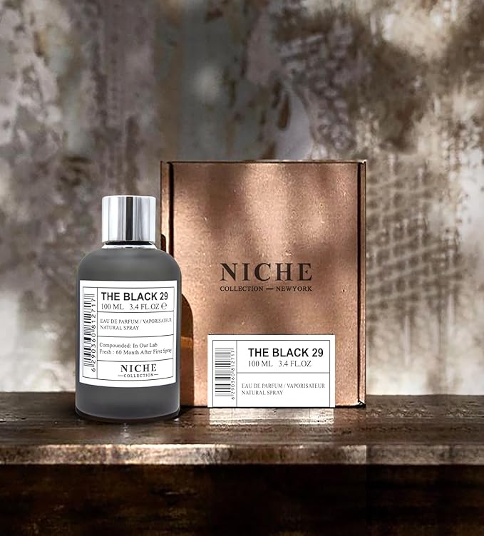 Maison d'Orient THE BLACK 29 Niche Collection New York 100 ML (3.4 oz) EDP for Men and Women - Smoky Fig and Tobacco Perfume with Vetiver and Cedarwood - Long-Lasting Unisex Fragrance