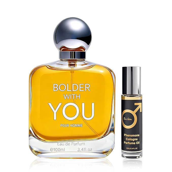 Men’s Eau de Parfum for Men, Sweet Woody Cologne with Chestnut, Candied Apple & Vanilla Notes, Long Lasting Modern Masculine Fragrance, Natural Spray, Pheromone Parfum