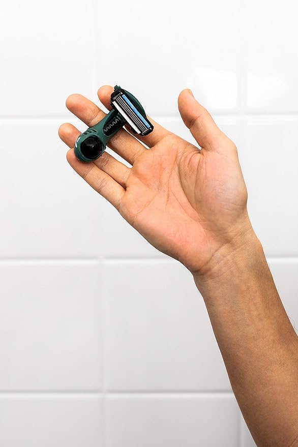 HeadBlade Moto LE Greene Men's Head and Skull Shaving Razor - Revolutionary Dual Active Suspension