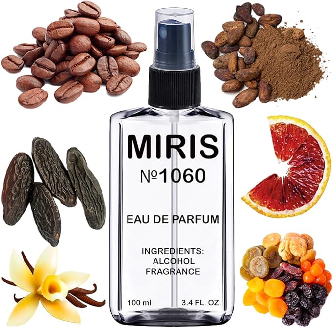 MIRIS No. 1060, Inspired by Chocolate Greedy, Long-Lasting Unisex Eau de Parfum for Women & Men, Spray 3.4 Fl Oz / 100 ml