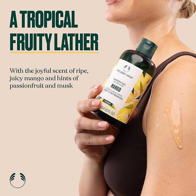 The Body Shop Mango Shower Gel Regular, 8.4 Fluid Ounce (Packaging May Vary)