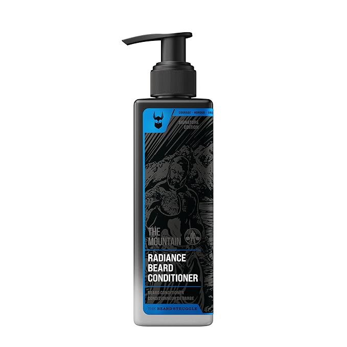 The Beard Struggle Mountain Beard Conditioner for Men – Deep Hydration & Softening Daily Beard Care – Nourishing Botanical Blend with Refreshing Mountain Scent – 8 fl oz