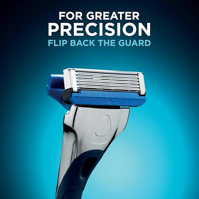 Wilkinson Hydro 5 Skin Protection Razor, 13 Blade Refills, Enriched Lubricating Band with Pro Vitamin B5, Multicolor (1 Count, Box)