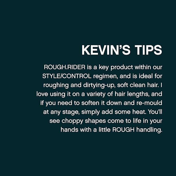 KEVIN.MURPHY ROUGH.RIDER Clay - Hair Strengthening - For All Hair Types - Moldable Styling Clay - Sulphate Free Care - 30 g / 1.1 oz (Pack of 2)